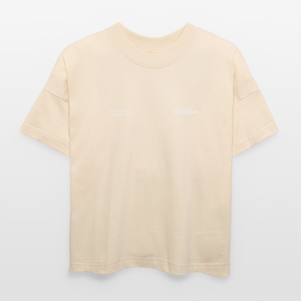 ØREØN PERSPECTIVE NOTHING MATTERS OVERSIZED T-SHIRT - natural raw