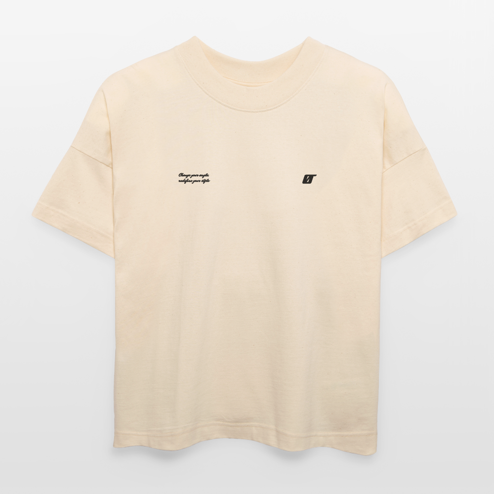 ØREØN OVERSIZED T-SHIRT - natural raw