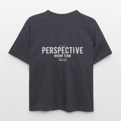 ØREØN TEAM PERSPECTIVE OVERSIZED T-SHIRT - indigo blue