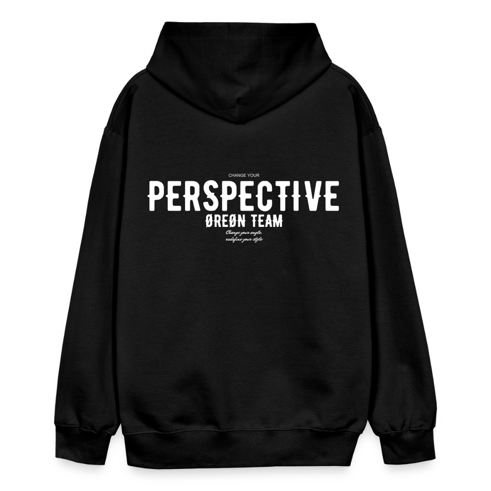 ØREØN PERSPECTIVE HOODIE - black