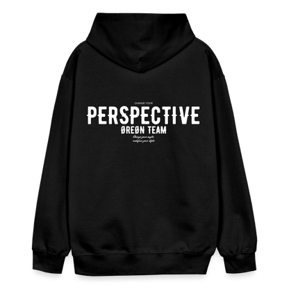 ØREØN PERSPECTIVE HOODIE - black