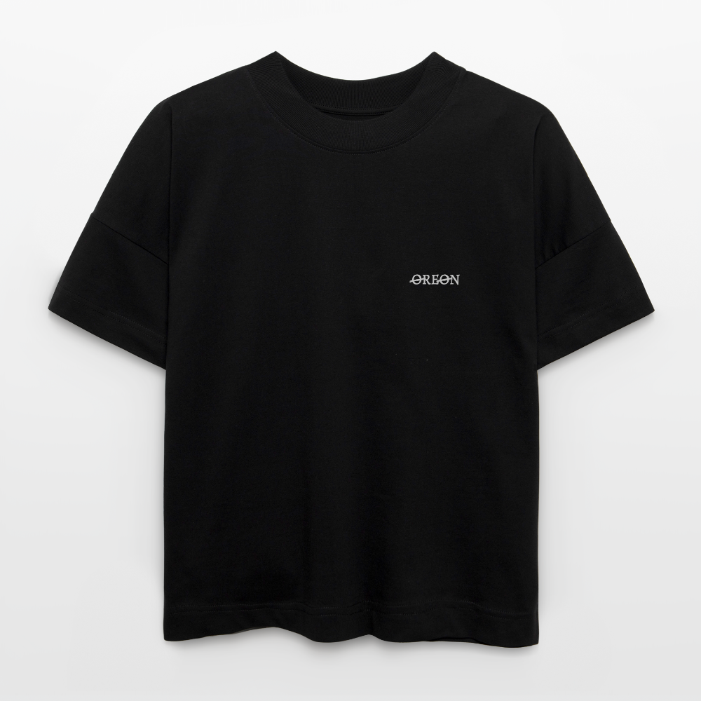 OREON RAVE TO THE GRAVE OVERSIZED T-SHIRT - black