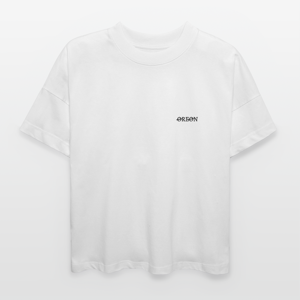 OREON RAVE TO THE GRAVE OVERSIZED T-SHIRT - white