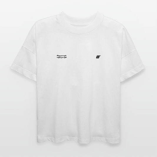 ØREØN OVERSIZED T-SHIRT - white