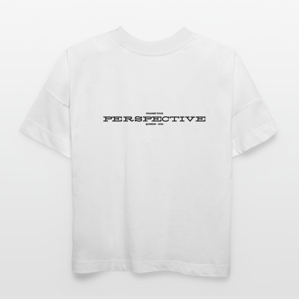 OREON PERSPECTIVE OVERSIZED T-SHIRT - white