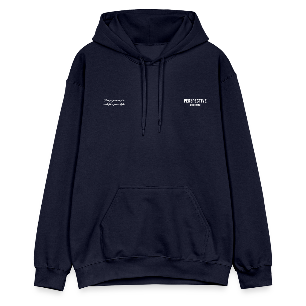 ØREØN PERSPECTIVE HOODIE - navy