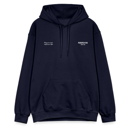 ØREØN PERSPECTIVE HOODIE - navy