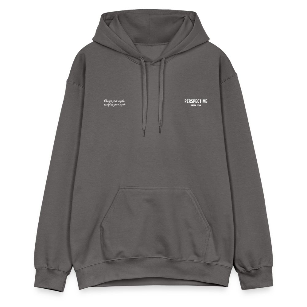 ØREØN PERSPECTIVE HOODIE - dark grey