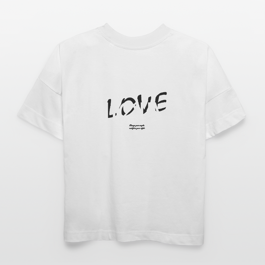 ØREØN IIØIIV LOVE OVERSIZED T-SHIRT - white