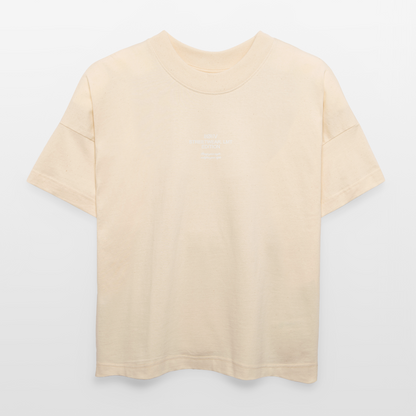 ØREØN IIØIIV OVERSIZED T-SHIRT - natural raw