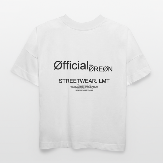 ØREØN IIØIIV OVERSIZED T-SHIRT - white