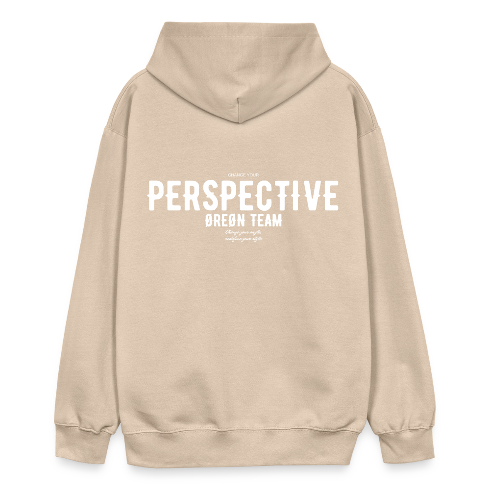 ØREØN PERSPECTIVE HOODIE - sand