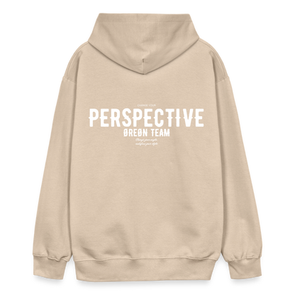 ØREØN PERSPECTIVE HOODIE - sand