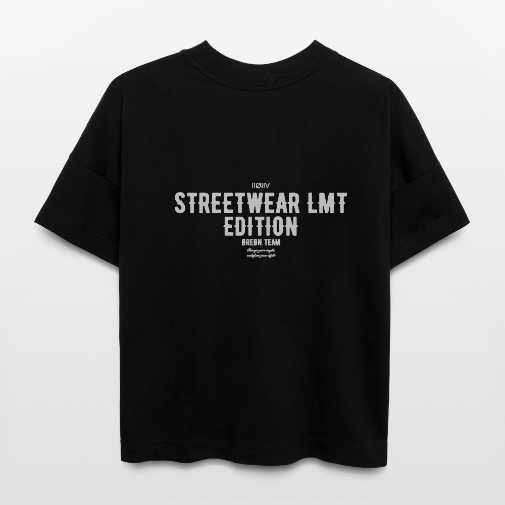 ØREØN STREETWEAR LMT ED OVERSIZED T-SHIRT - black