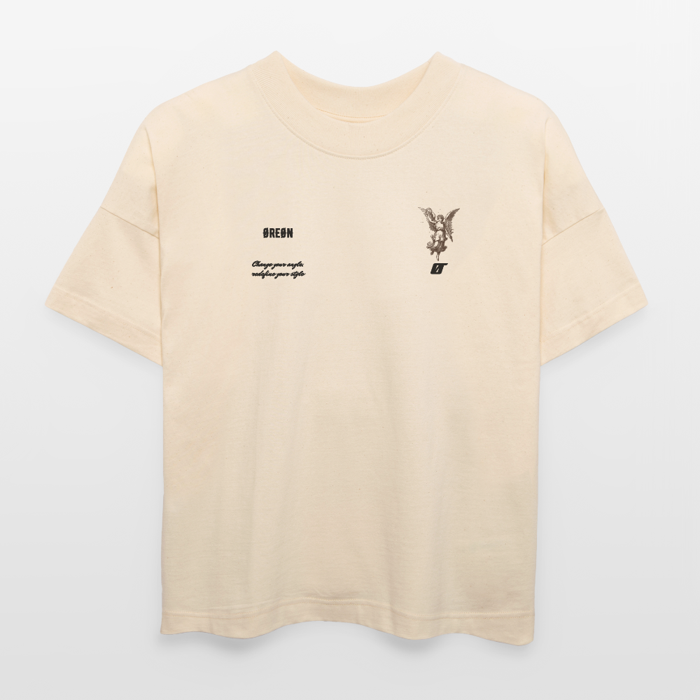 OREON ANGEL OVERSIZED T-SHIRT - natural raw