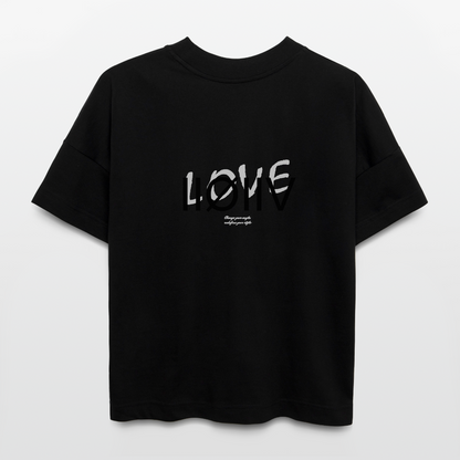 ØREØN IIØIIV LOVE OVERSIZED T-SHIRT - black