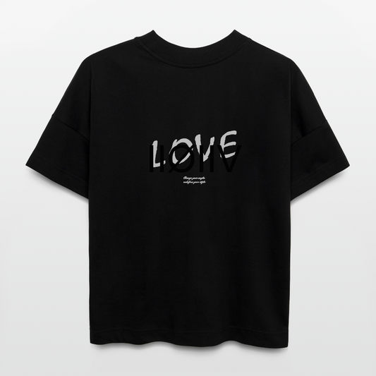 ØREØN IIØIIV LOVE OVERSIZED T-SHIRT - black