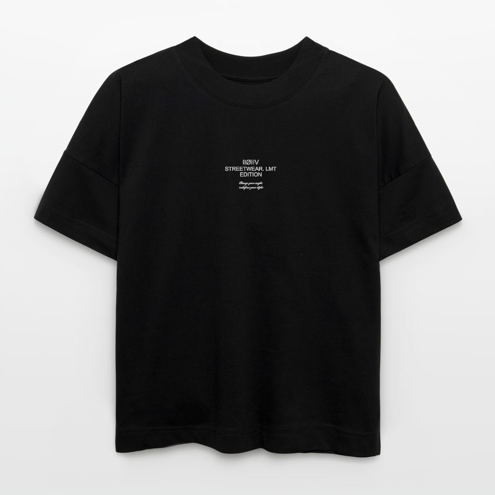 ØREØN IIØIIV OVERSIZED T-SHIRT - black